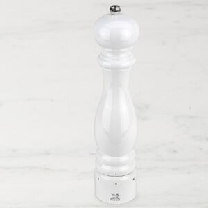 Peugeot Paris U Select White Salt Mill, 9" high, Retail $105.95 USD